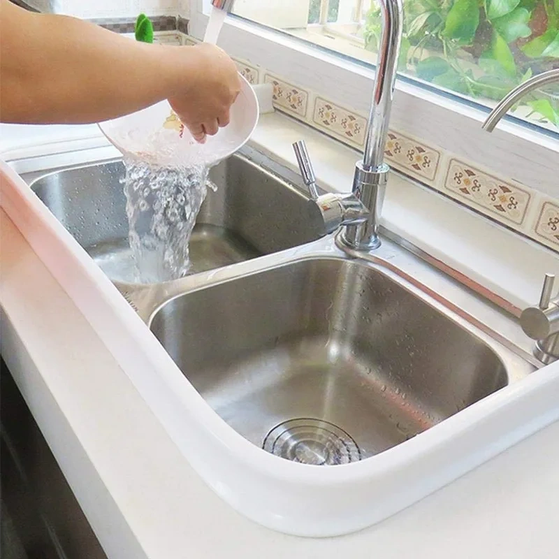 50mm High Bendable Shower Water Dam Bathroom Stopper Barrier and Retention System Dry and Wet Separation Flood Threshold Blocker