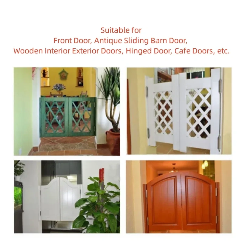 3" 4" 5" Stainless Steel Saloon Door Hinge Double Acting Spring Hinge Swing Door Bar Room Door Fence