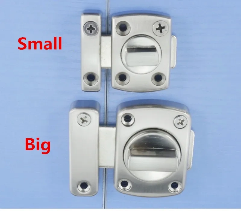 Home Safety Privacy WC Latch Vacant Engaged Door Lock Toilet Shower cubicles  Bathroom Turn Twist Bolt Privacy Catch Latch
