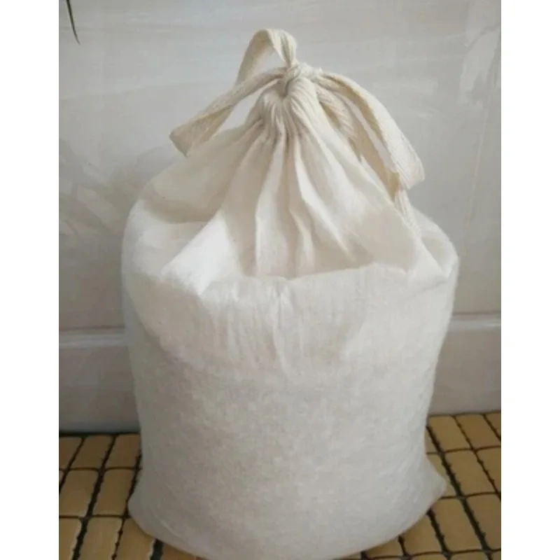 30*40cm  Cotton Straining Bag for Nut Milk, Sprouting, mesh, Juicing,in a Bag Straining for Homebrew wine Hops tea brew stainer