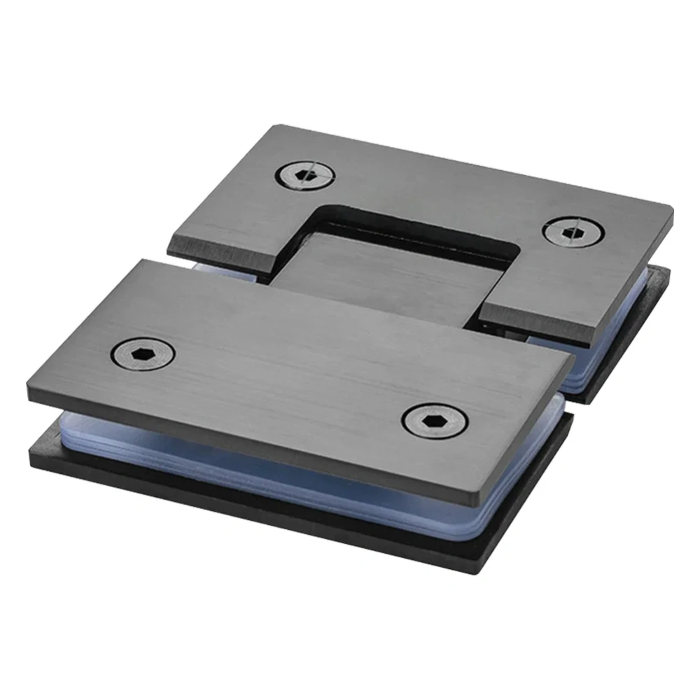 180 Degrees Showcase Clip 304 Stainless Steel Heavy Duty Glass Bracket Clamp Shower Door Hinge Furniture Hinge Replacement Parts