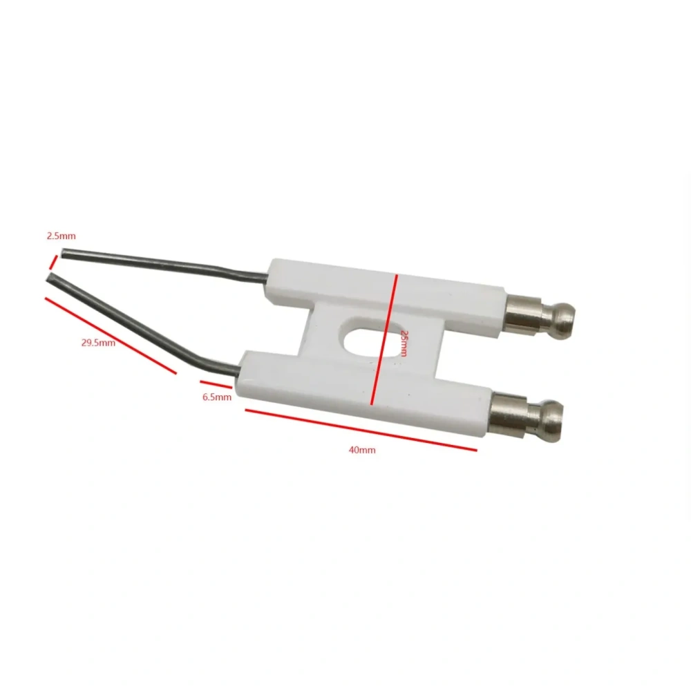 H Type Ignition Electrodes for Oil Burner BT10  Ceramic Electrode  Ceramic Ignition Double Pin