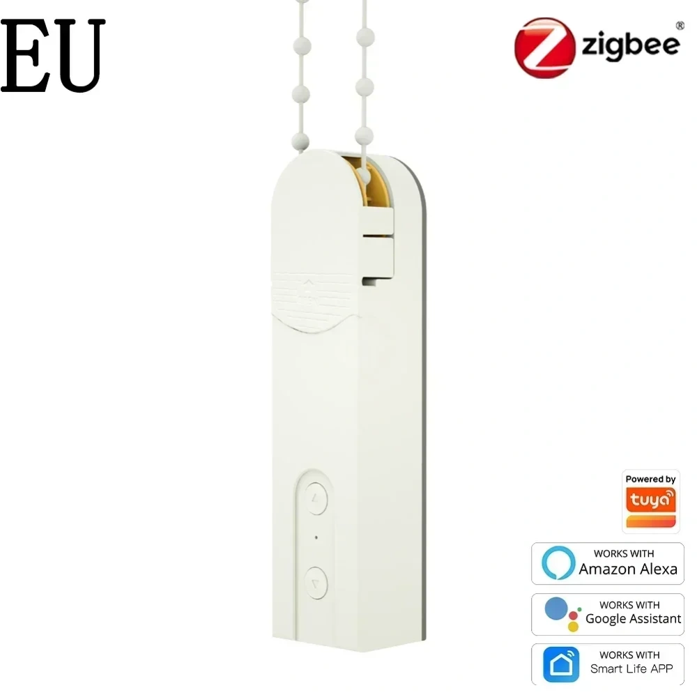 DIY Chain Motorized Bluetooth Roller shutter Blinds Shades Drive Motor  ZigBee3.0 Tuya Smart APP Alexa Google Voice Control