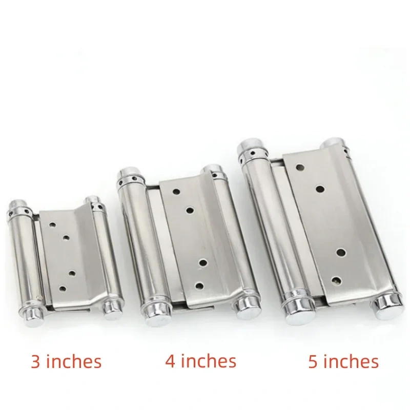 3" 4" 5" Stainless Steel Saloon Door Hinge Double Acting Spring Hinge Swing Door Bar Room Door Fence