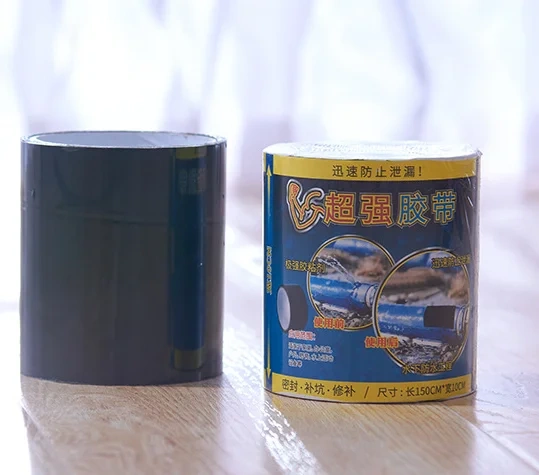 150x10/2.5cm Super Strong Fiber Waterproof Tape Stop Leaks Seal Repair Tape Performance Self Fix Tape Fiberfix Adhesive Tape