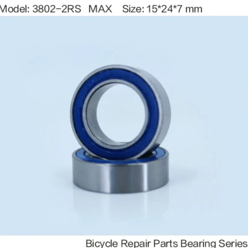 3802-2RS MAX Bearing 15*24*7mm ( 1 PC ) Double Row Full Balls Bicycle Suspension Pivot Repair Parts 3802 2RS Ball Bearings