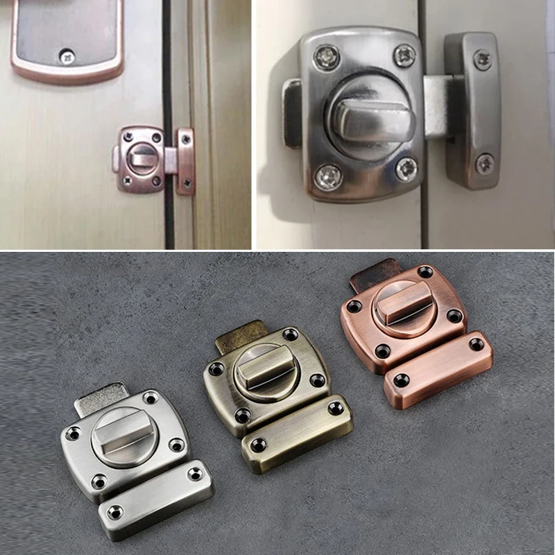 Home Safety Privacy WC Latch Vacant Engaged Door Lock Toilet Shower cubicles  Bathroom Turn Twist Bolt Privacy Catch Latch