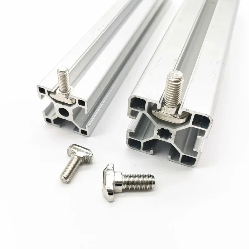 10/5/2pcs M5 M6 M8 T Hammer Head T Bolt Aluminum Connector T head bolts Screws for 20/30/40/45 Aluminum Profiles