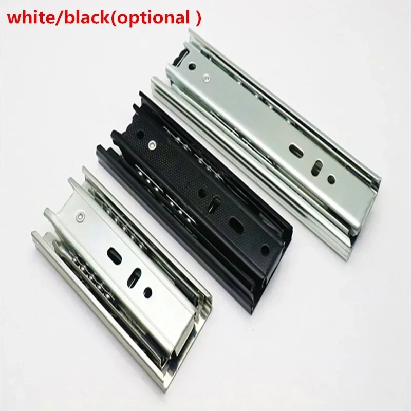Mini Short Drawer Slides Full Extension Guide Rail Drawer Cupboard Furniture Hardware Set Accessories For Home Kitchen Steel