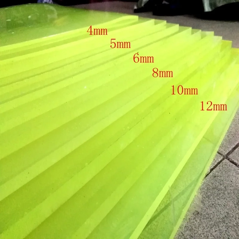 all kind of thickness diamension 300*300 PU plate RUBBER SPRING bar polyurethane Elastic rubber round stick