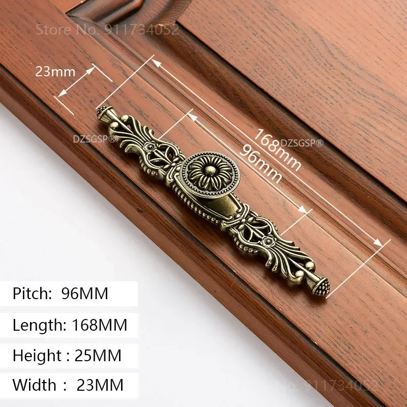 "Kitchen Cupboard Pull Square Cabinet Drawer Knobs Zinc Alloy Dresser Door Hardwares Antique Bronze   Bathroom Handles"