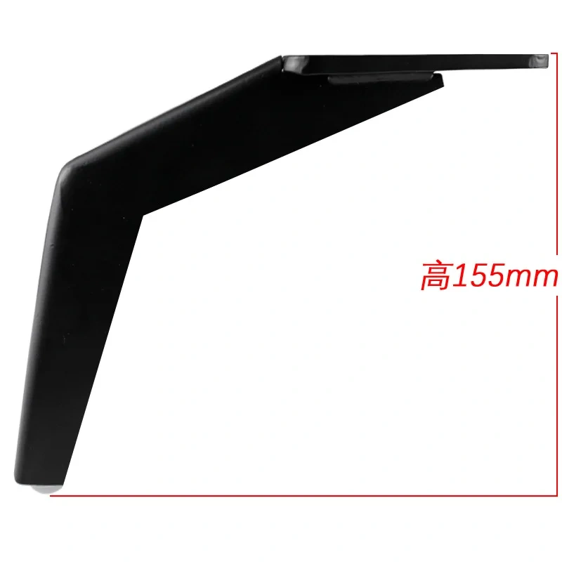 4pcs Bending Metal Furniture Legs Square Cabinet Wood Table Legs for Sofa Feet Foot Bed Riser furniture accessories