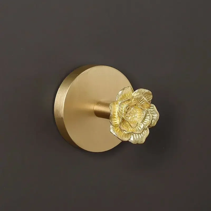 Nordic Retro Brass Muti 3D Animal Design Coat Hook for Porch Bathroom Accessories Wall Hanging Coat Hook Wall Decoration