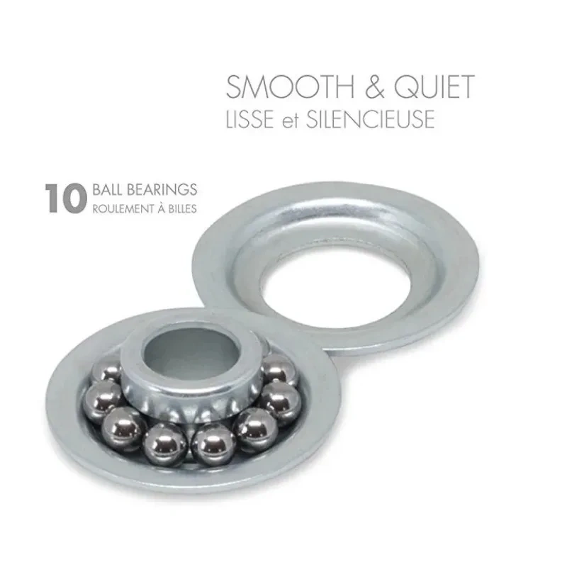 10pcs 6200Z Precision Sealed Bearing Garage Door Rollers