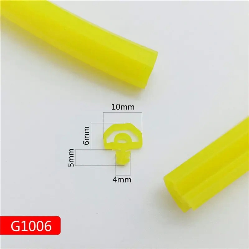 1m new generation of silicon rubber sealing strips crash soundproof door thong strip door/window sealed slot type square premium