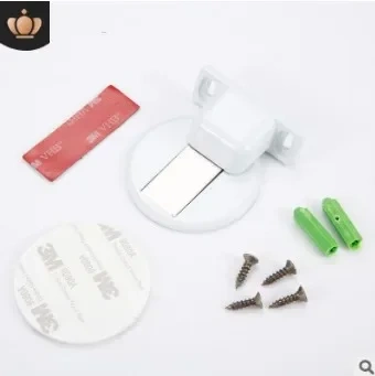 Magnetic Door Holder Stopper Invisible Doorstop Wall Floor Mount Safety Catch Stainless Steel Door Suction Bedroom Supplies