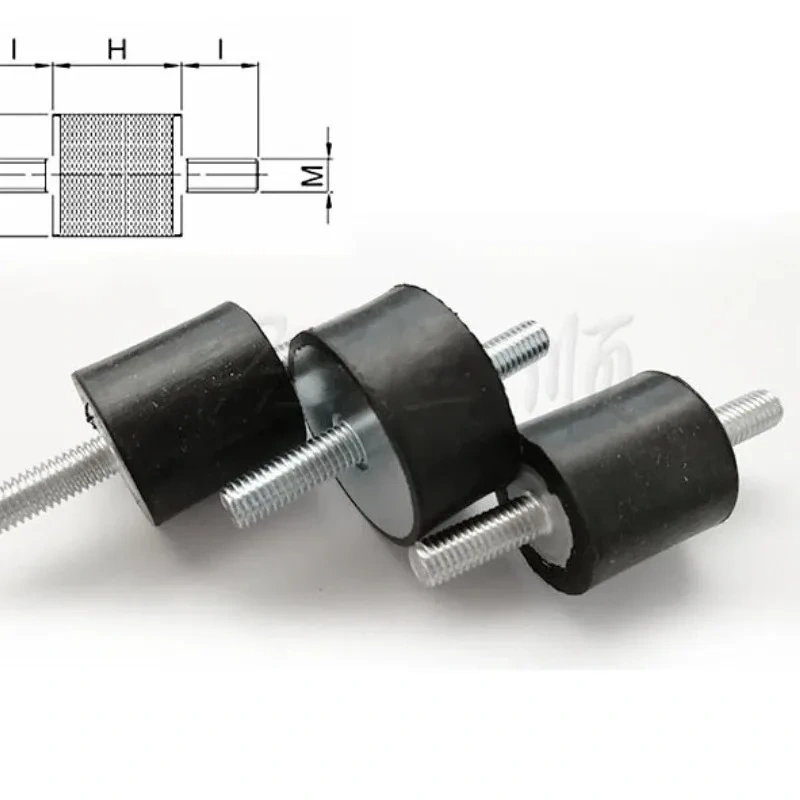 4Pcs/Set M5/M6/M8 Rubber Steel Mounts Anti Vibration Shock Damper for Air Compressors Water Pump Welding Machine