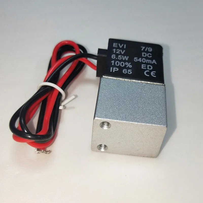 DC 12V 24V 110V 220V Solenoid Valve 1/4" 1/8" 2 Way Normally Closed Direct-acting Pneumatic Valves For Water Air Gas