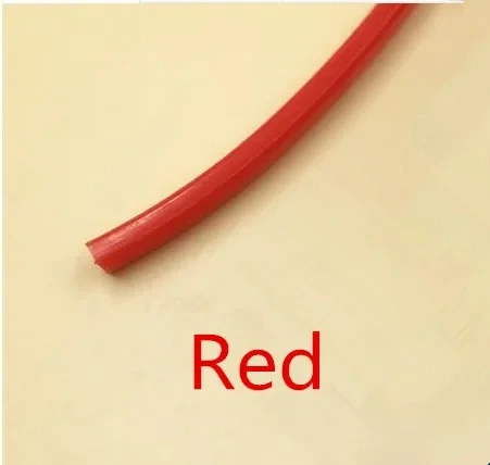 10 meters 6mm/8mm /10mm flat seal for 2020 aluminum profile soft Slot Cover/ Panel Holder C-Beam machine  20/30/40/50 series