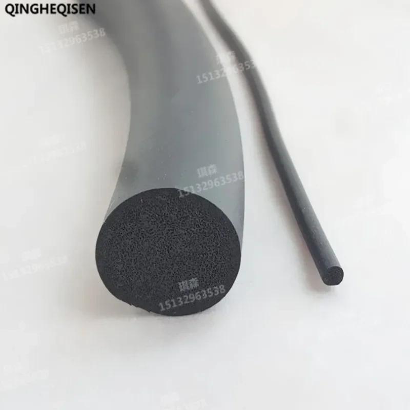 5 M epdm black O auto door seal protector car door rubber foam sealing filler strip weatherstrip  round EPDM rubber foaming