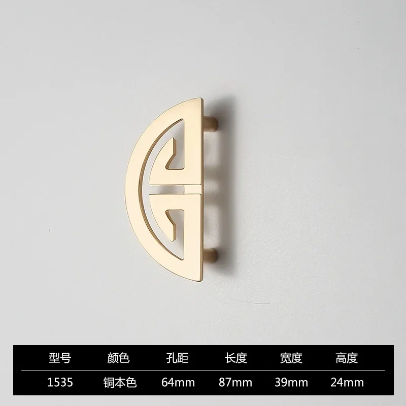 1pcs Wardrobe Door Handle Golden Cabinet Door knob Lengthened  Drawer Shoe Cabinet Handle  Furniture Hardware