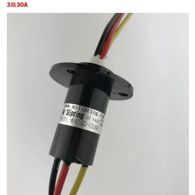 1 Piece 2/3/4/5/6 Channel 30A Slip Ring Diameter 22mm/31mm Rotate Connector Slip Rings SRC-22-0X30A Capsule Conductive