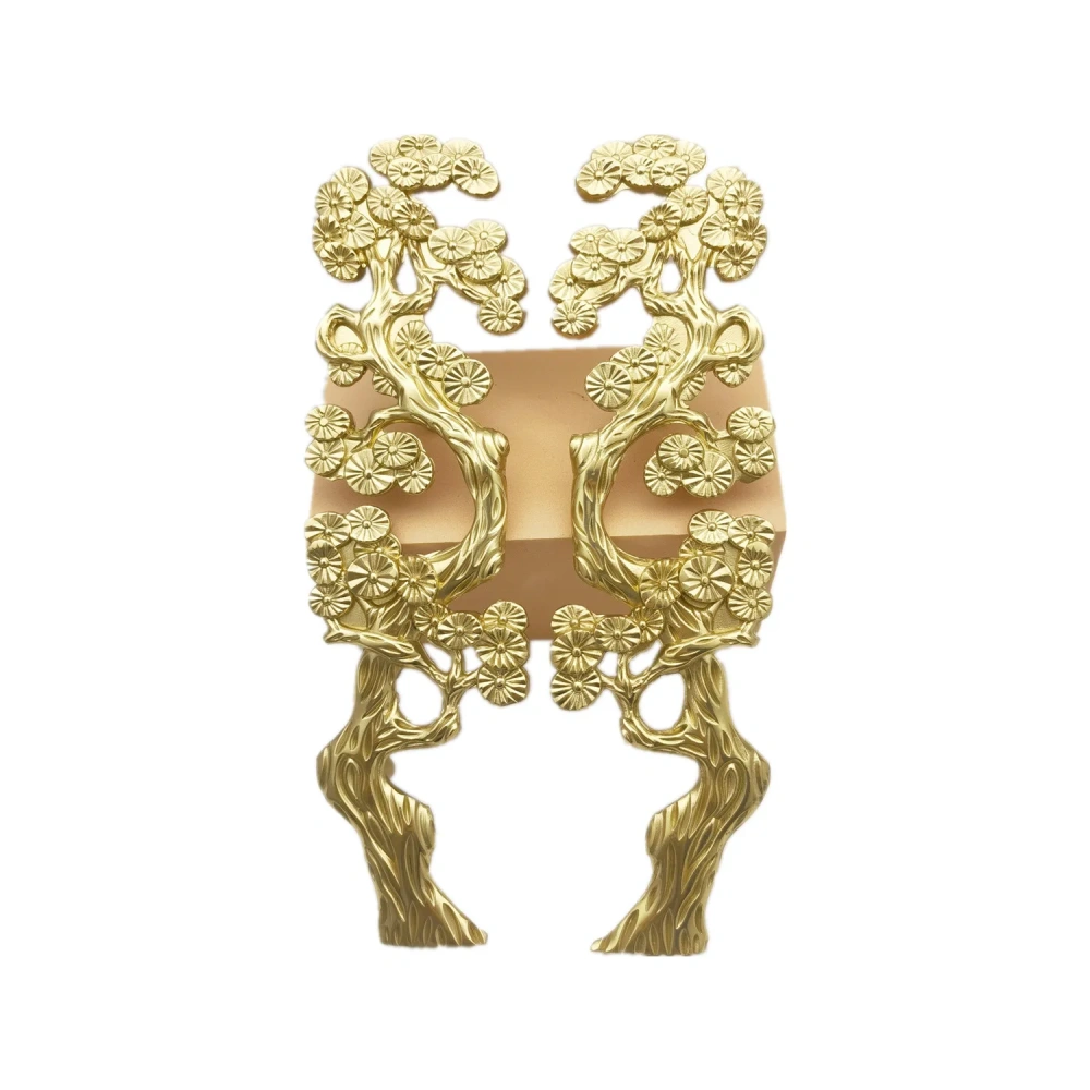 Cabinet Door Drawer Handle Chinese Retro Light Luxury High-grade North European and American Simple Cabinet Shoe Cabinet