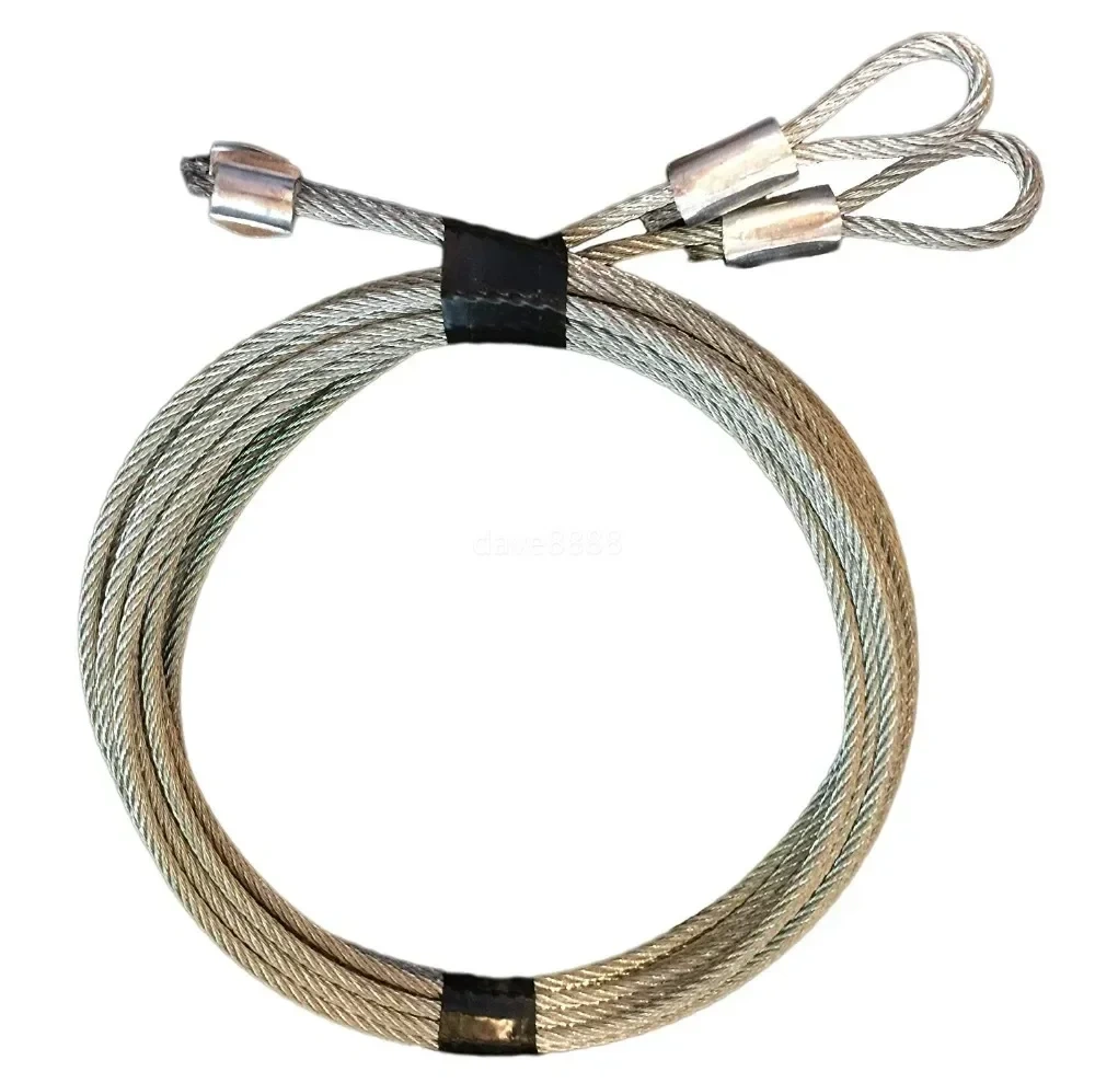 2.5mm Ideal Security SK7112 Garage Door Extension Lift Cable  Galvanized Steel Braid Cables Torsion Spring Lifting Wire Rope