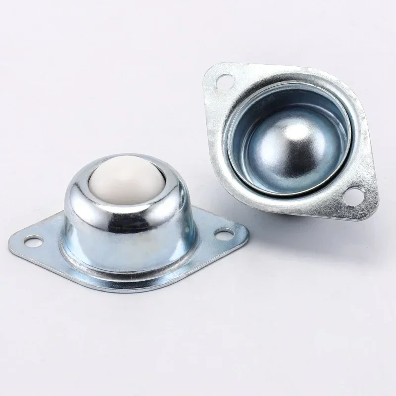 4pcs Metal Steel Swivel Ball Caster Wheel Car Robot Universal Eye Round Wheel For Machinery Trolleys Furniture Hardware