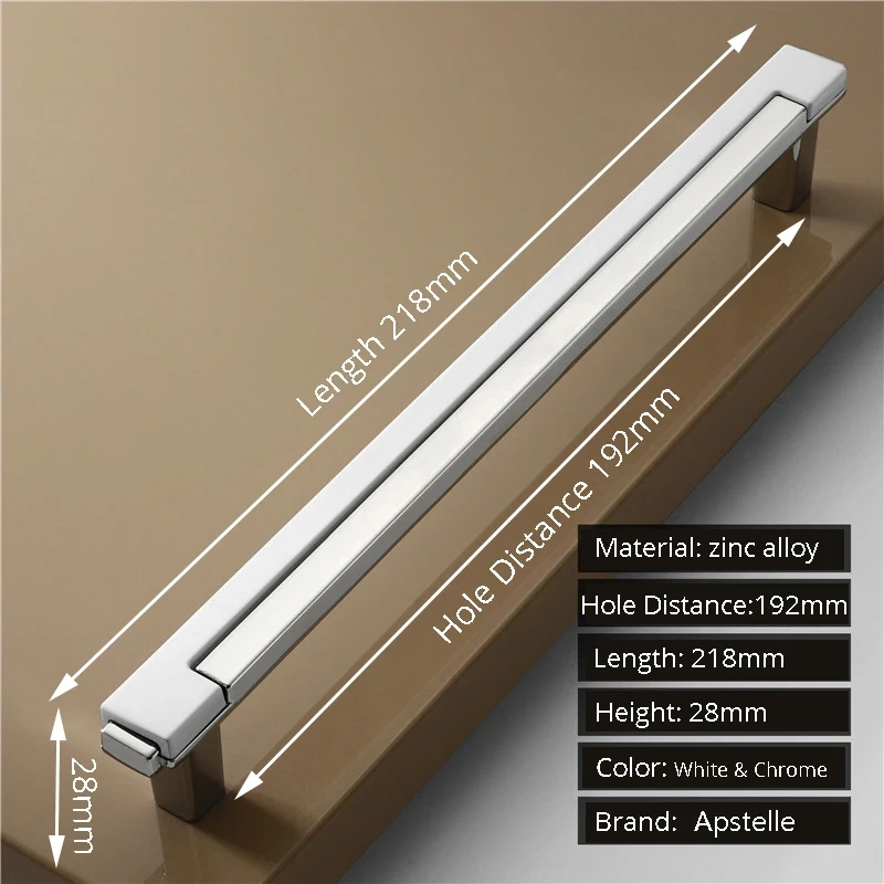 Zinc Alloy Modern Gold Black Chrome Kitchen Handle Fashion Gold Kitchen Handles Cabinet Drawer Dresser Knobs Door Hardware