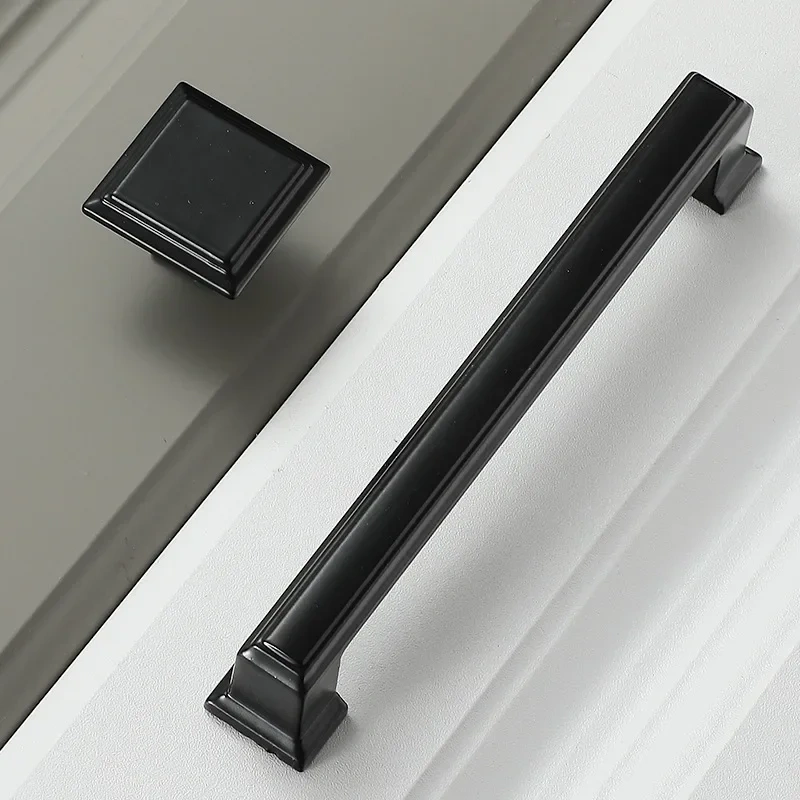 Black Handles for Furniture Cabinet Knobs and Handles Kitchen Handle Drawer Knobs Cabinet Pulls Cupboard Handles Knobs