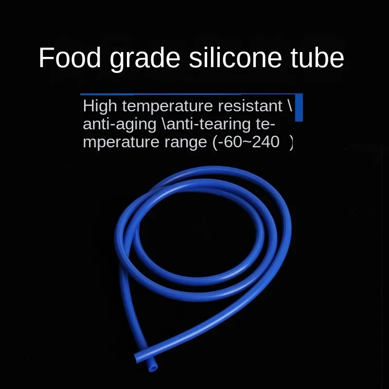 Silicone Vacuum Tube Coolant Hose Silicone Tubing  Intercooler Pipe ID 3mm 4mm 6mm 8mm 10mm 12mm Soft Food Grade Silicone Rubber
