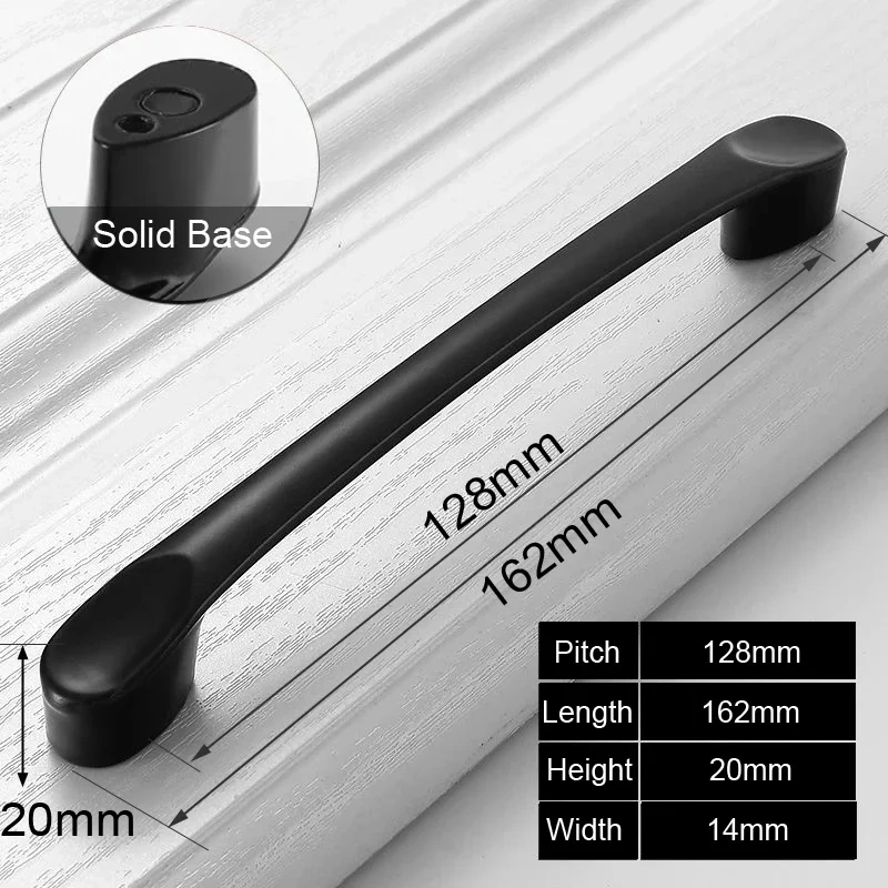 Black Handles for Furniture Cabinet Knobs and Handles Kitchen Handle Drawer Knobs Cabinet Pulls Cupboard Handles Knobs