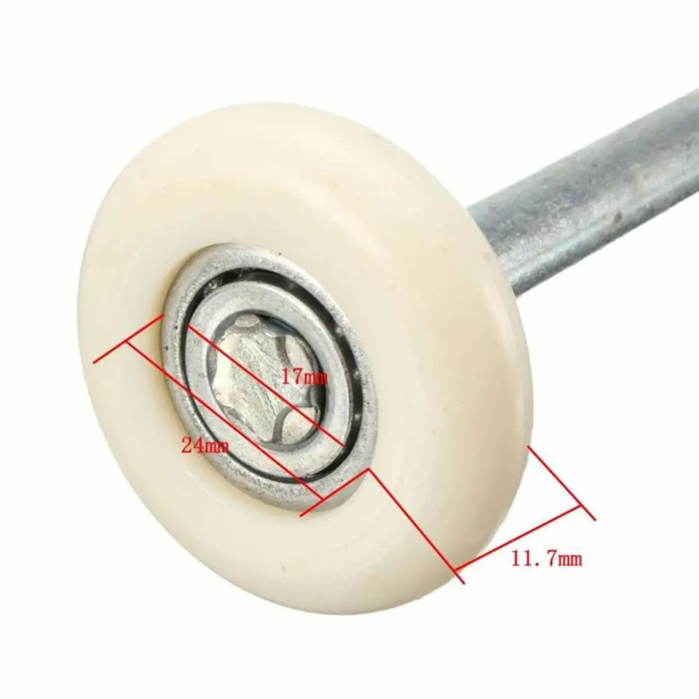 4pcs /8pcs Heavy Duty Nylon Garage Door Roller Wheel Ball Sealed Bearing 105mm