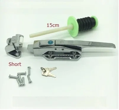 Zinc Handle Pull Lock Offset Freezer Cooler Refrigerator Door Cabinet