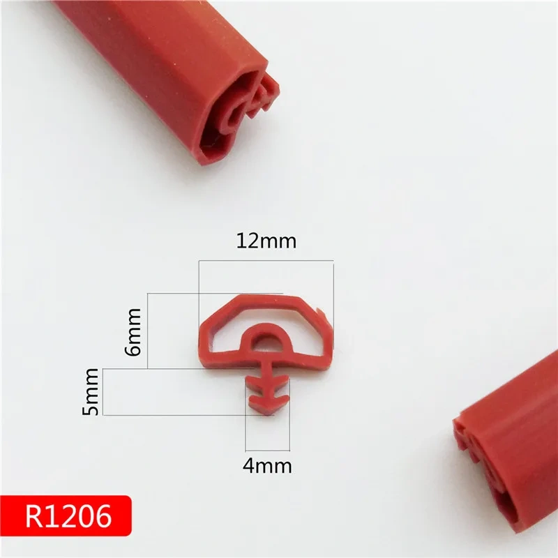 1m new generation of silicon rubber sealing strips crash soundproof door thong strip door/window sealed slot type square premium