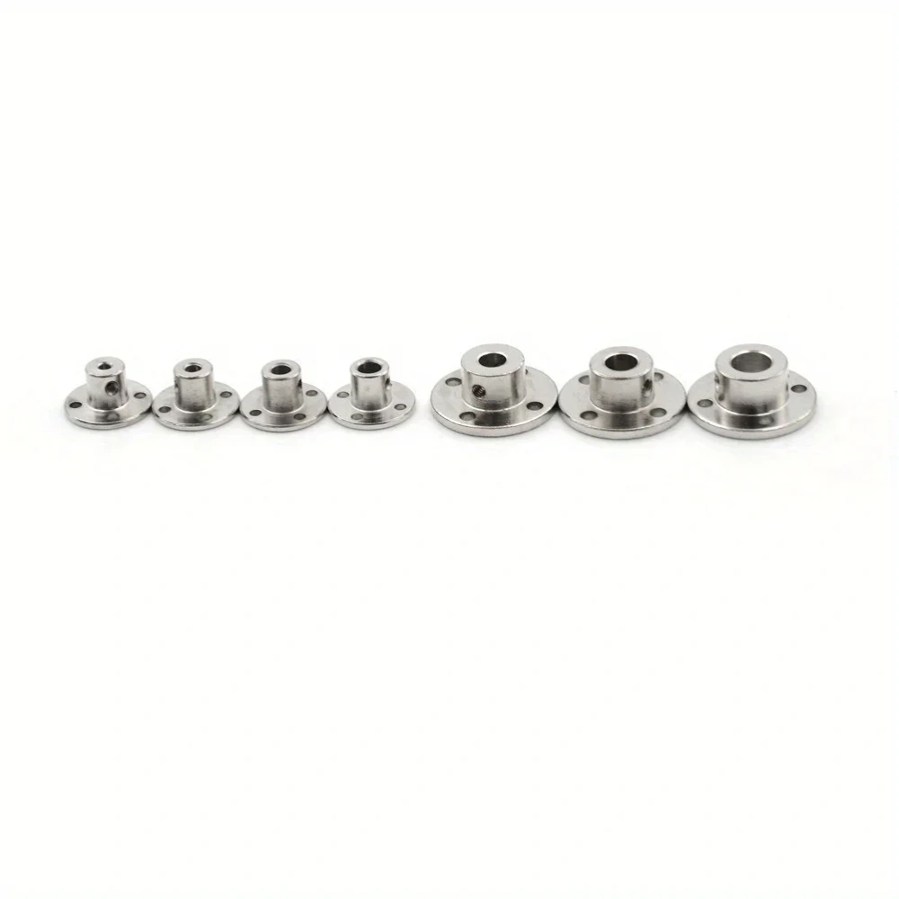 5-15pcs/lot Rigid Flange Coupling 3mm-14mm Motor Guide Shaft Coupler Connector for car model, airplane model, ship model DIY