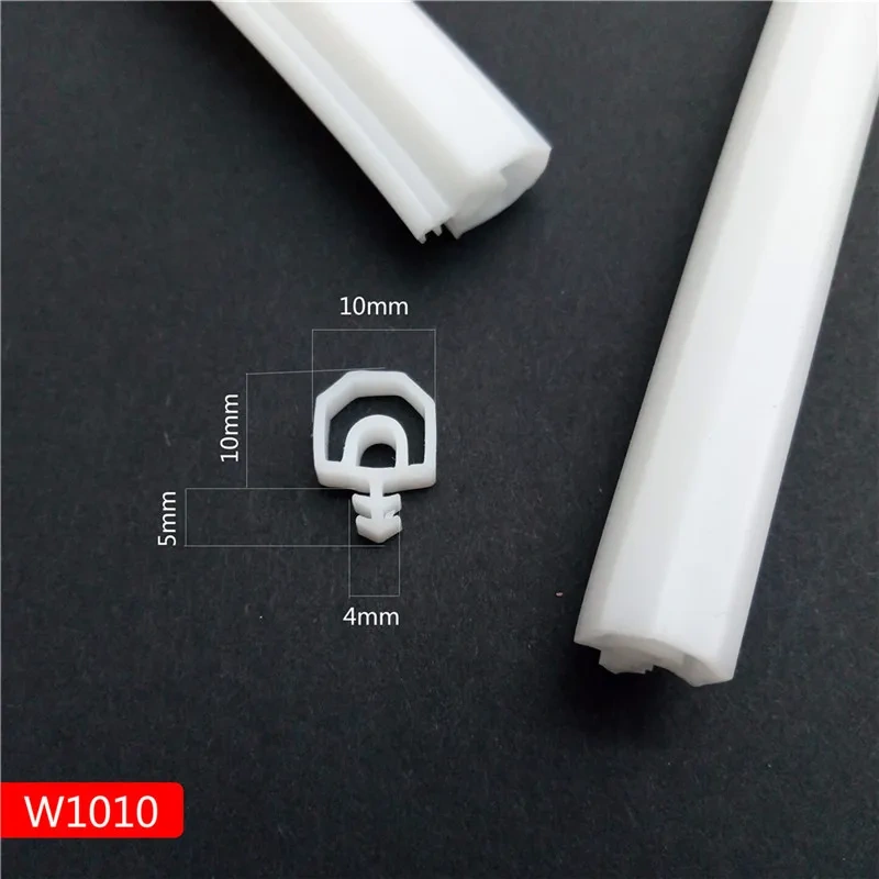 1m new generation of silicon rubber sealing strips crash soundproof door thong strip door/window sealed slot type square premium