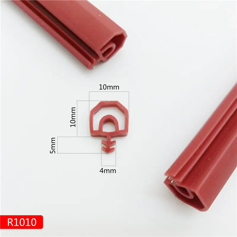 1m new generation of silicon rubber sealing strips crash soundproof door thong strip door/window sealed slot type square premium