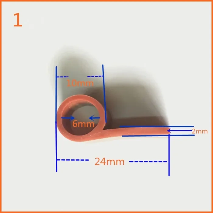 P type high temperature oven door window silicone rubber sealing strip weatherstrip weatherstrip oven parts