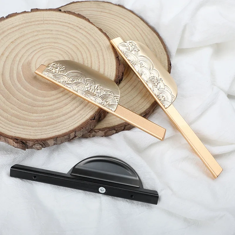 Zinc Alloy Handle Creative Nordic Handle Golden Black American Cabinet Handle Simple Wardrobe Drawer