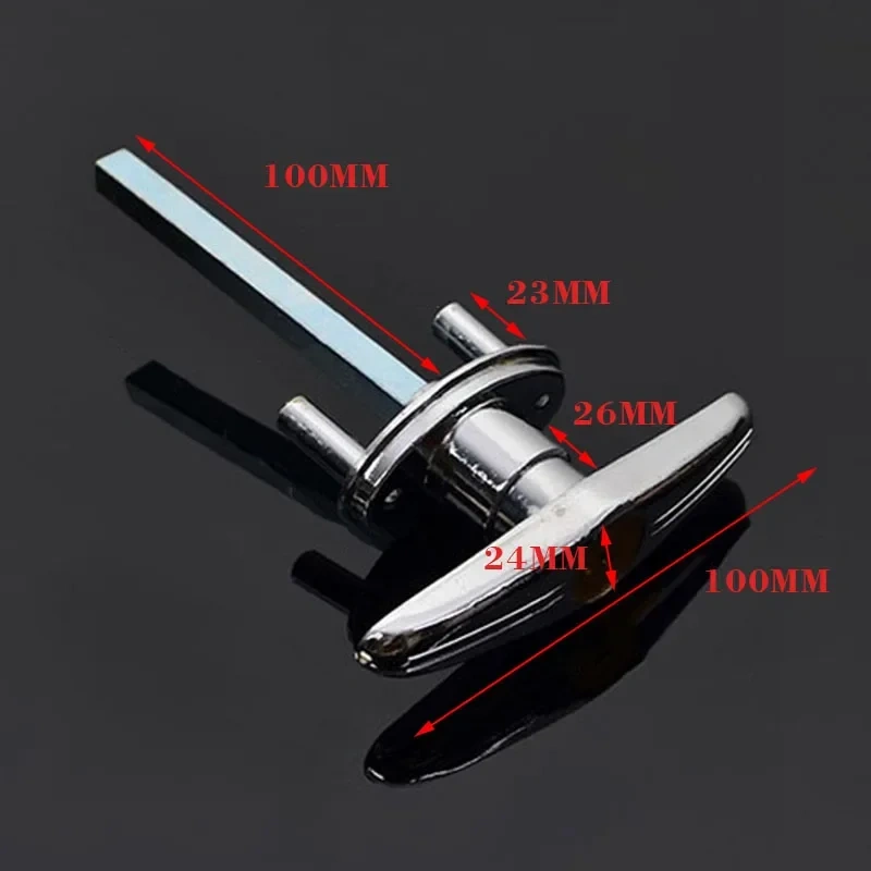 Garage Door Opener T Lock Handle with 2 keys Secure For Caravans & Trailers