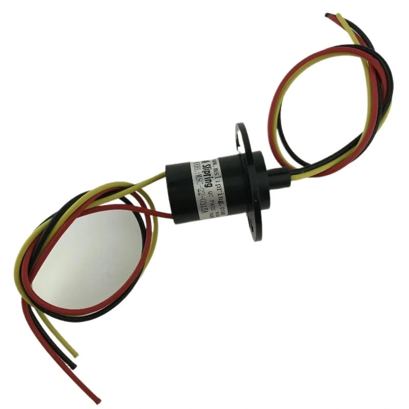Diameter 22mm 15A 2/3/4 ChannelsRotate Dining Table Slip Ring Electric Collector Rings Slip Ring Rotary Joint