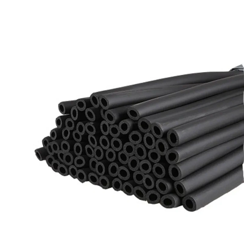 Sponge Rubber Pipe Thermal Insulation Tubular Pipeline Holder ID 6 10 13 16 20 25 32 40 50 63 75 90 110 x 7 9 15 20mm 1.6-1.8m