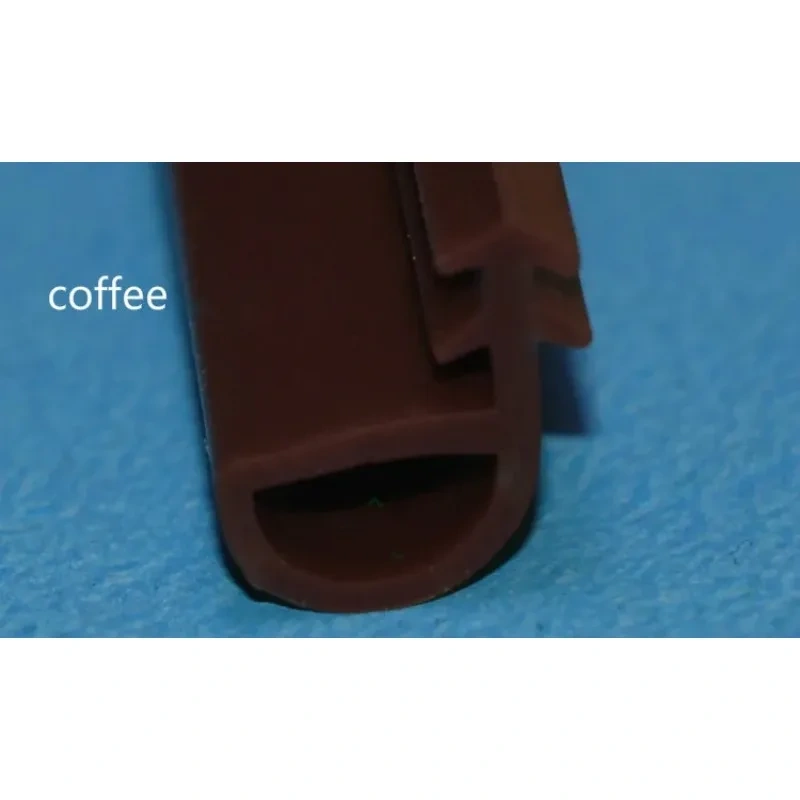 5*8mm 10M Silicone rubber sealing strips crash soundproof door thong strip security door/ window sealed slot type