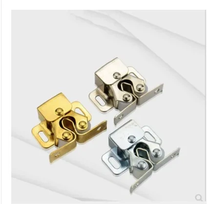 5PCS Door Stop Closer Stoppers Damper Buffer Magnet Cabinet Catches With Screws For Wardrobe Hardware Furniture Fittings