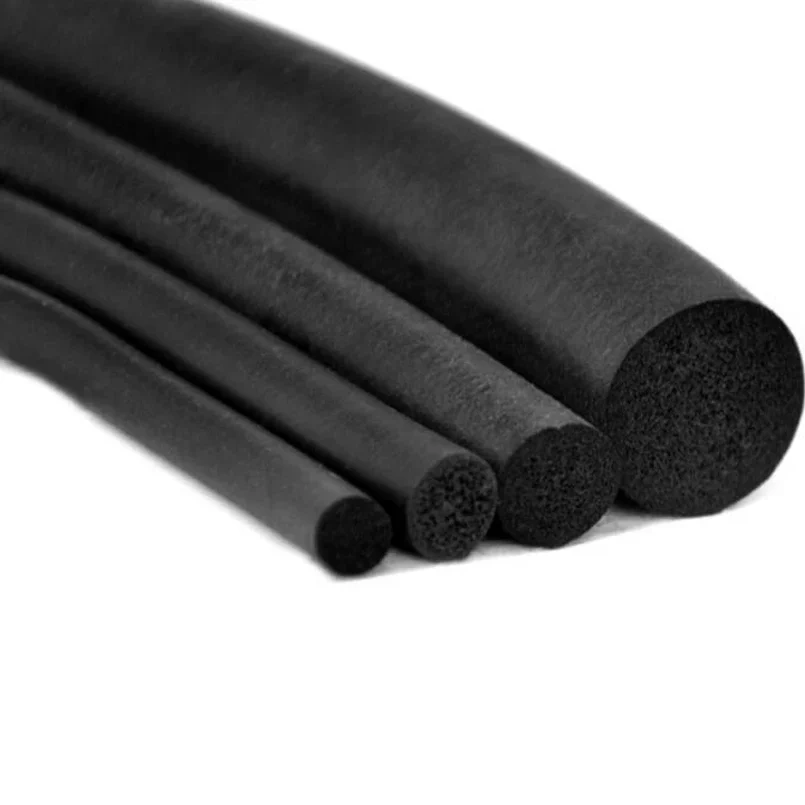 5 M epdm black O auto door seal protector car door rubber foam sealing filler strip weatherstrip  round EPDM rubber foaming