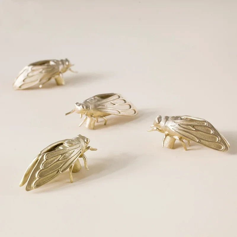 Insect Shape/Brass Furniture Handles Door Knobs and Handles for Cabinet Kitchen Cupboard Drawer Pulls Home Decor By 3K