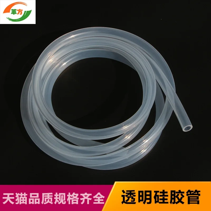 10M/lot 2x4mm 3x5 3x6 4x6 4x7 4x8 5x7 5*8 6x8 6x9 6x10 8x10 8x12mm food grade tasteless clear Silicone Tube Hose Pipe