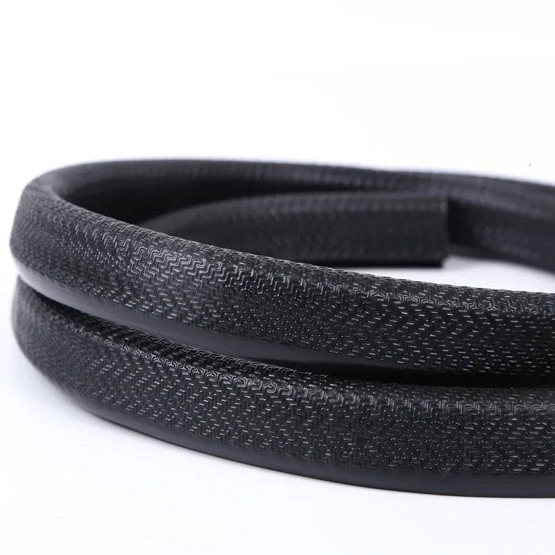 1M U-Shaped Sealing Strip Rubber Edging Stainless Steel  Protectio Door Car Dustproof Safety